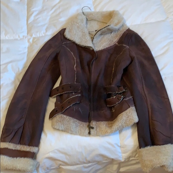 Fornarina leather jacket size small women - Picture 1 of 7